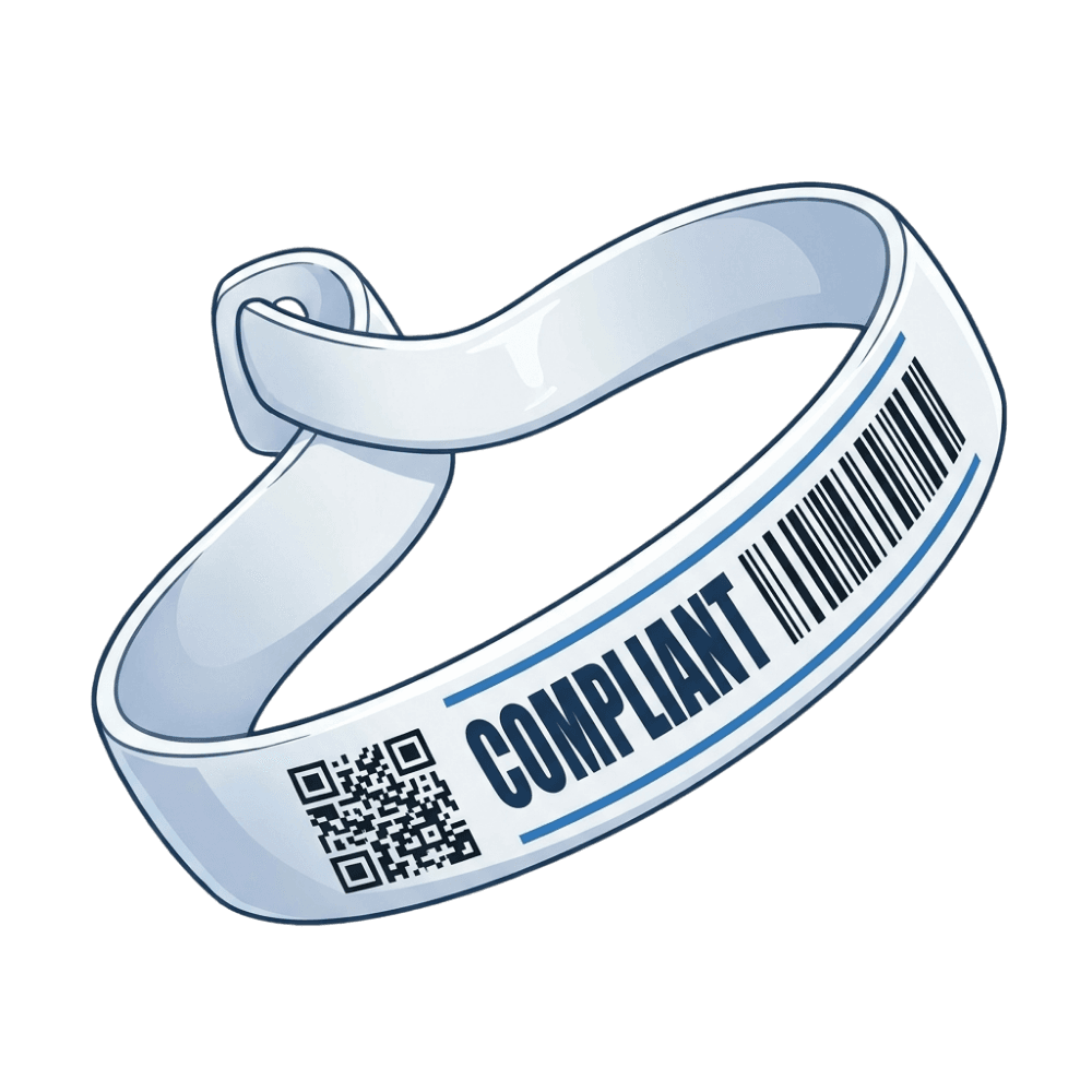 QR code token plaque