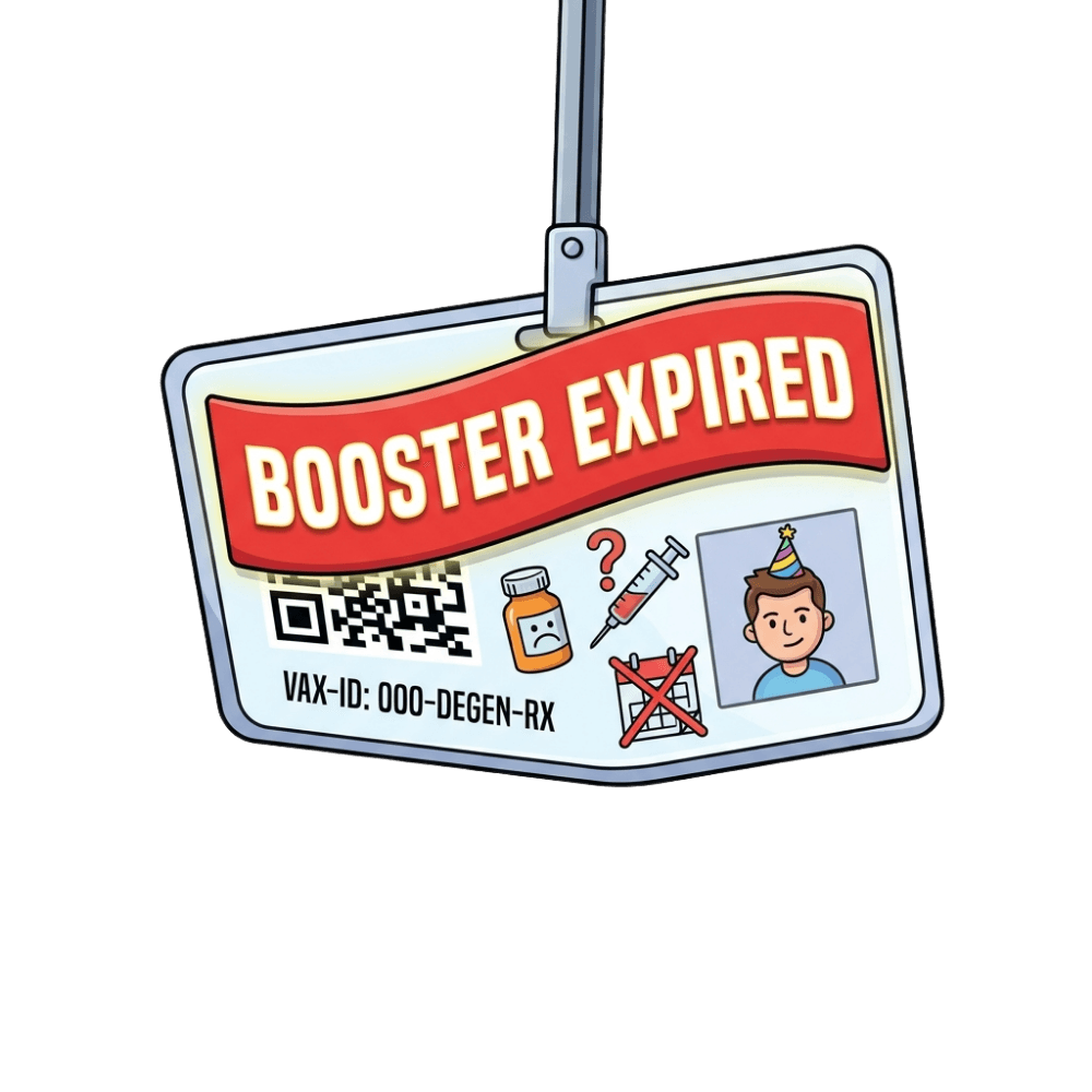 Booster expired ID badge