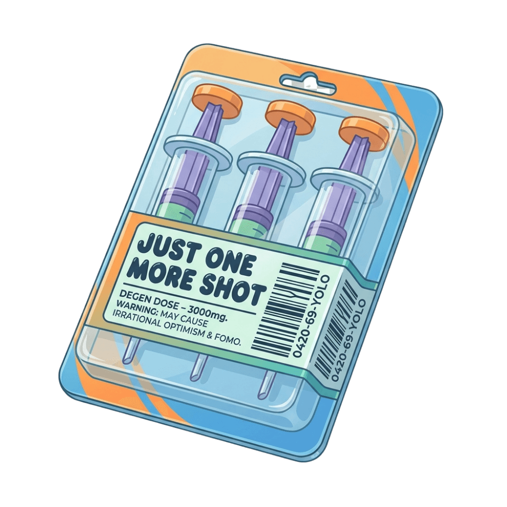 Just one more shot blister pack